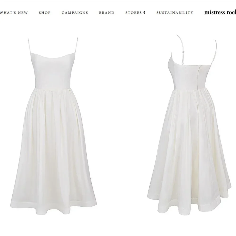 House of CB - Lolita Ivory Corset Dress - Picture 4 of 5